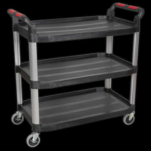 Sealey Workshop Trolley 3-Level Composite - 3 Wall