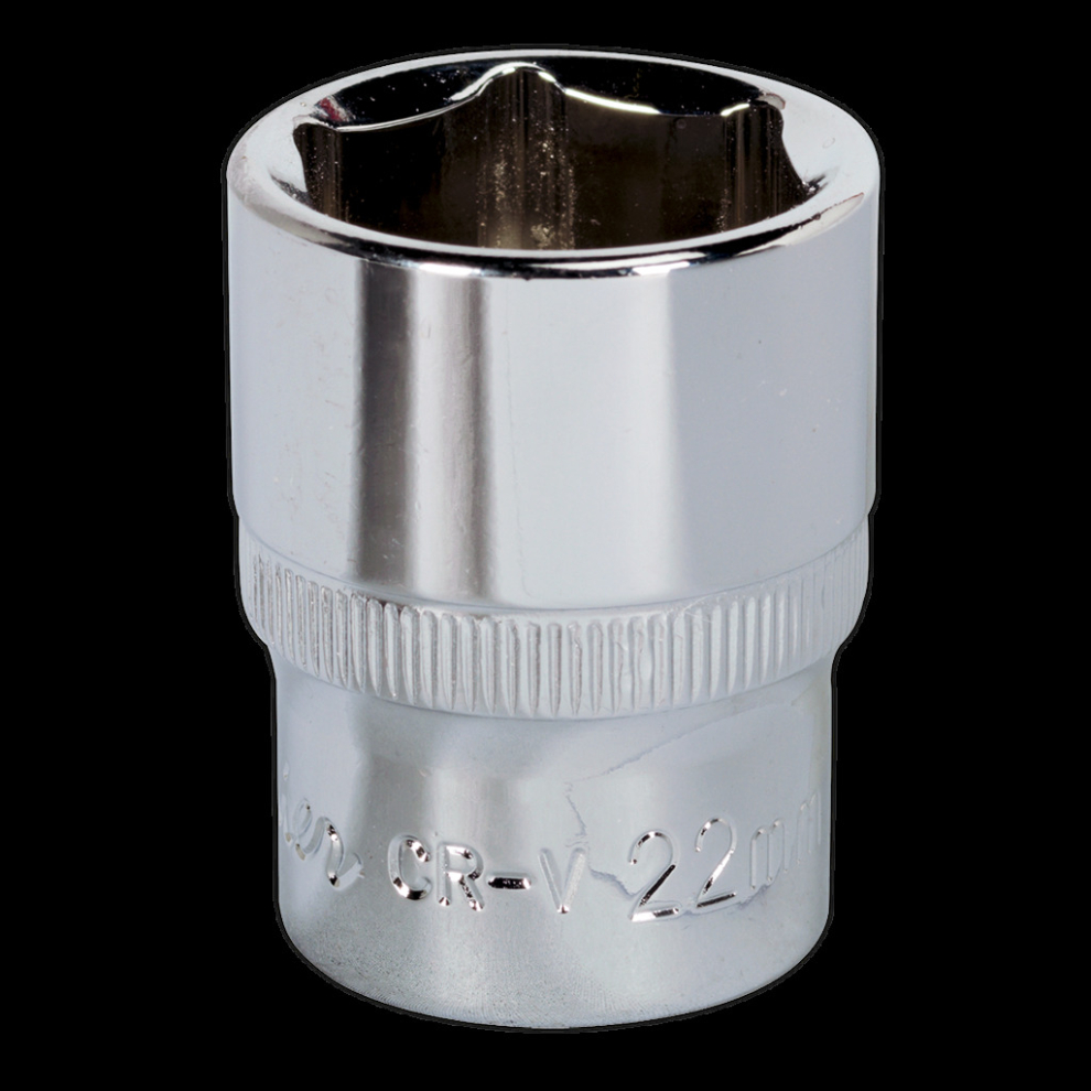 New Sealey Walldrive® Socket 22Mm 1/2"Sq Drive Fully Polished Sp1222 Size 1
