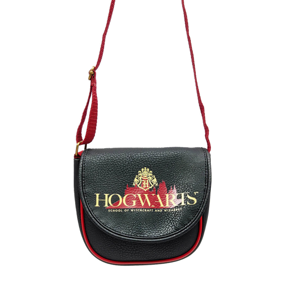 Harry Potter Hogwarts Black Saddle Bag