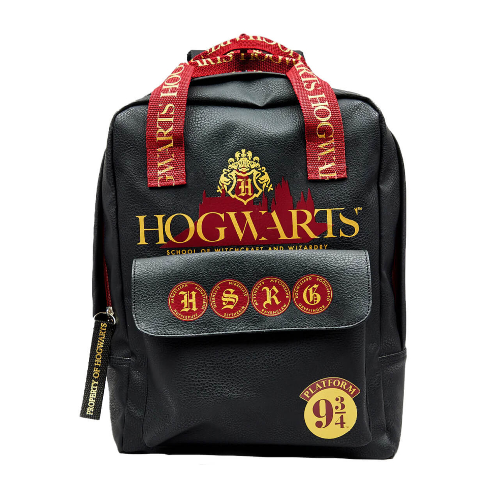 Harry Potter Hogwarts Premium Black Backpack