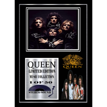 queen signed display