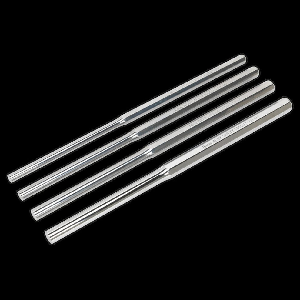 Parallel Pin Punch Set 4pc Extra-Long
