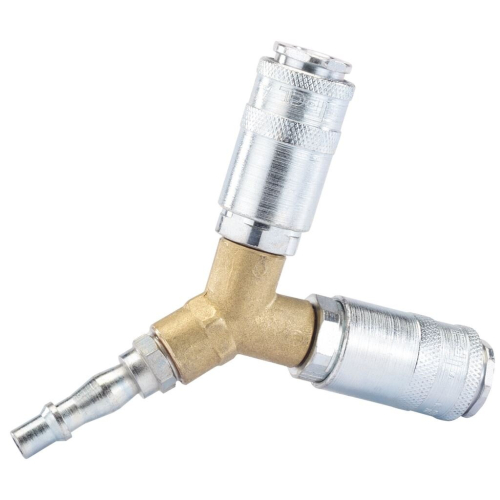 Draper PCL Twin Standard Coupling, 2 x Male Couplings, 1 x Tailpiece