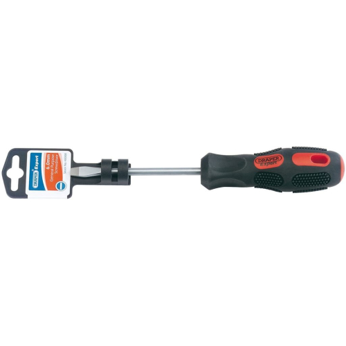 Draper Plain Slot Flared Tip Screwdriver, 6 x 100mm