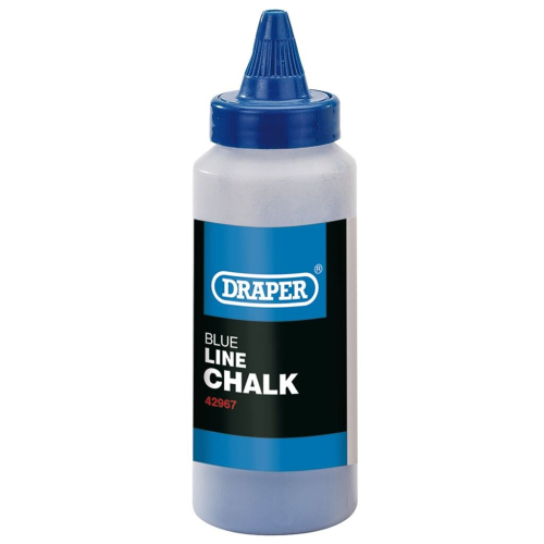 Draper Plastic Bottle of Blue Chalk for Chalk Line, 115g