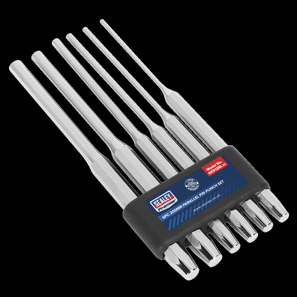 Parallel Pin Punch Set 6pc 200mm 