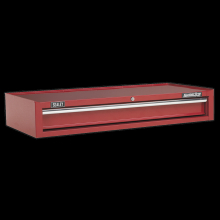 Mid-Box 1 Drawer with Ball-Bearing Slides Heavy-Duty- Red