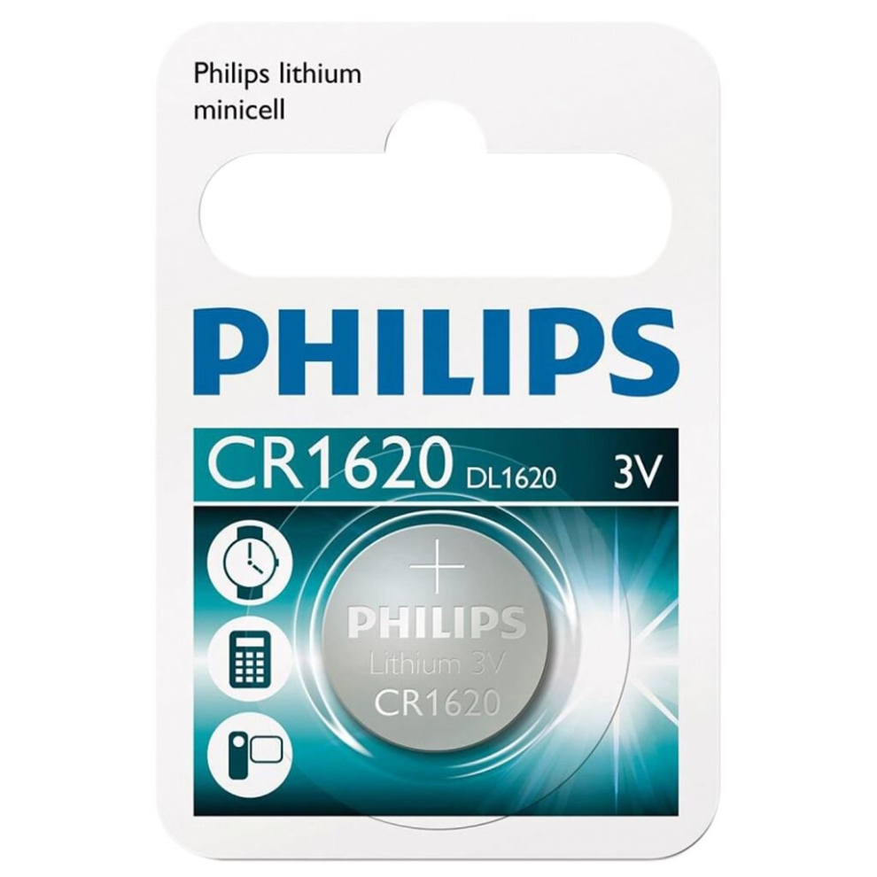 Philips Lithium Button Cell Blister of 1