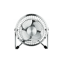 Mini USB Cooling Fan - Chrome - 4in.