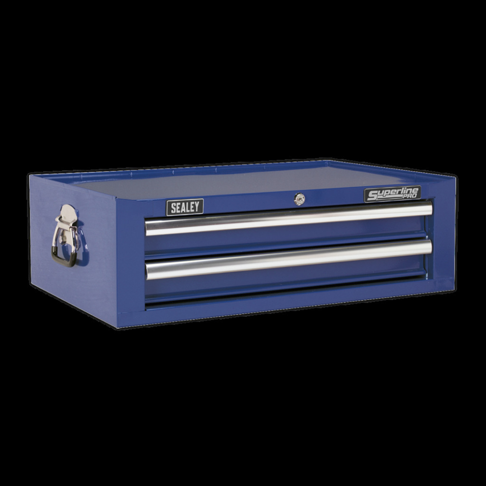 Sealey Mid-Box 2 Drawer With Ball-Bearing Slides - Blue