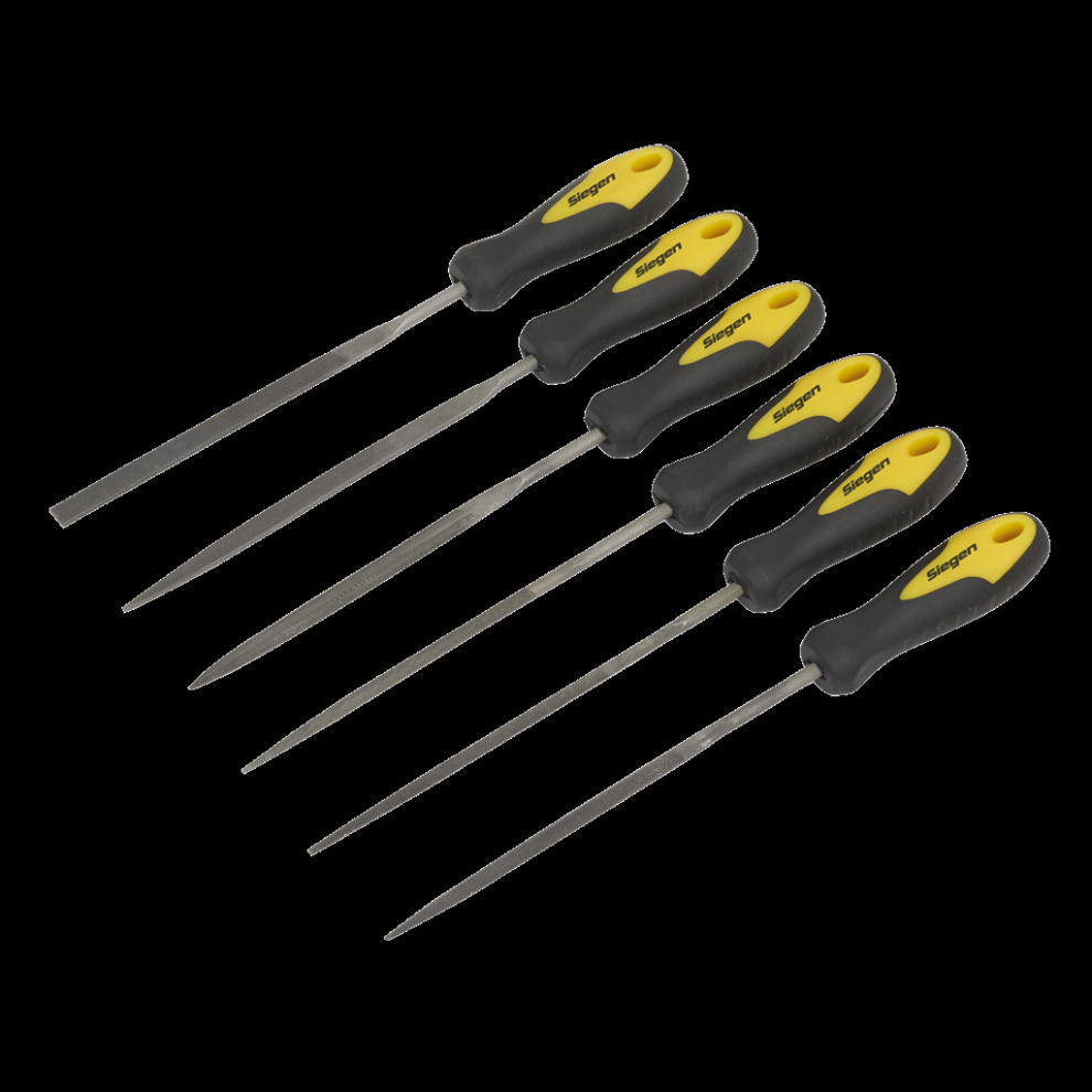 Sealey Needle File Set 6Pc 100Mm