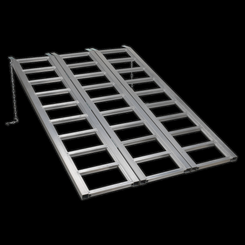 Sealey Motorcycle/Trike/ATV & Mini Tractor Ramp Wide Tri-Fold 680kg Capacity