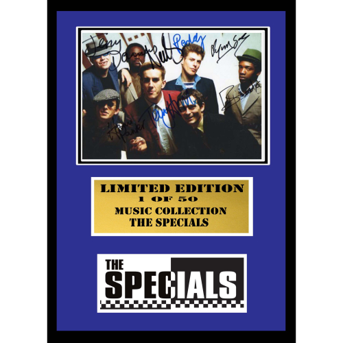 the specials signed display