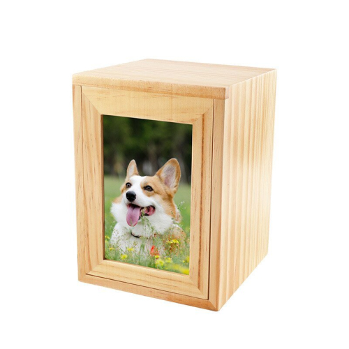 Small Pet Urns for Dogs Ashes Dog Photo Urn Pet Cremation Box Urns for