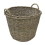 Chunky Willow Log Basket - Grey 1