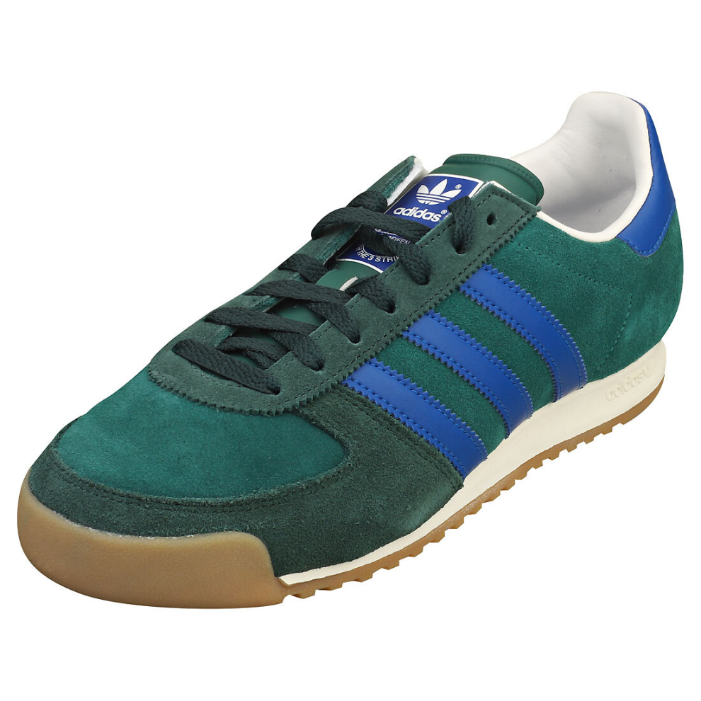 (8.5) adidas Allteam Mens Casual Trainers in Green Blue