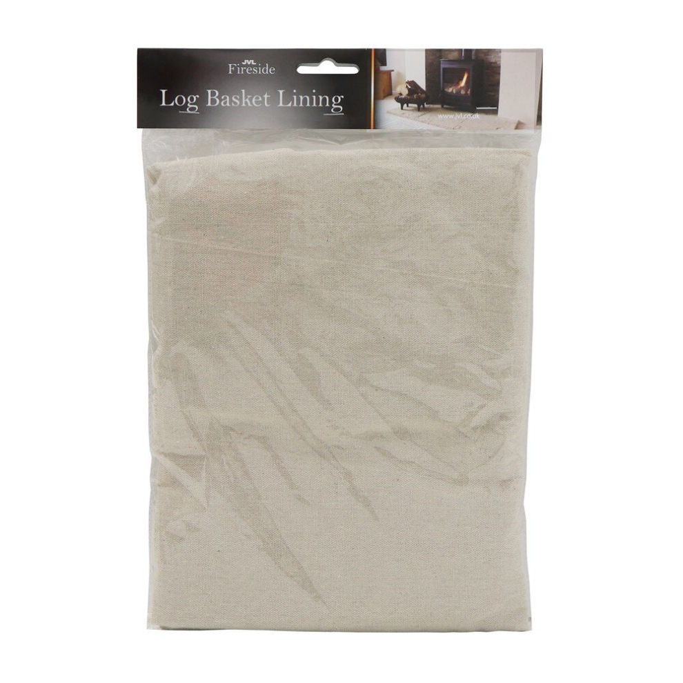 Cotton Log Basket Liner-Natural (15-263)