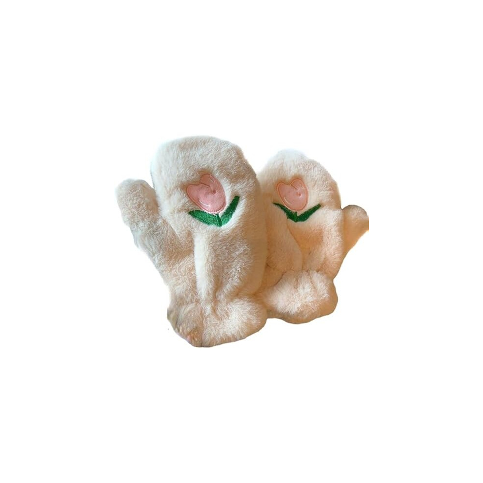 Tulip Winter Gloves Women's Mittens Gloves Women's Cold Weather Cute Warm Plush Gloves Harajuku-image-OPC-PCZN9FM-NEW