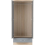 Seconique Nevada Wardrobe Grey 2 Door 1 Drawer Gloss and Oak Effect Hanging Rail 7