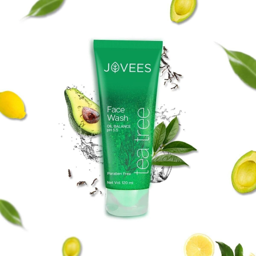 Jovees Tea Tree Face Wash for Oil Control | 120ml 2