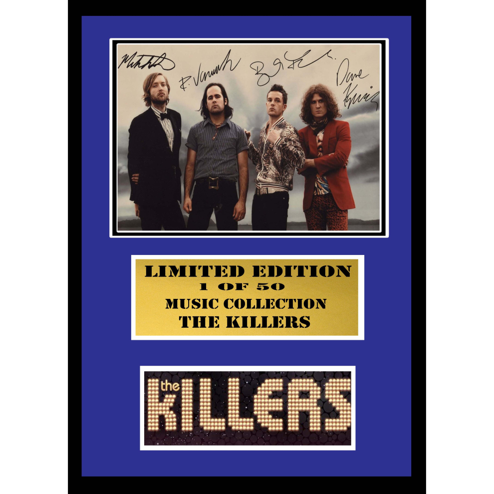 the killers  signed  display