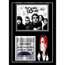 my chemical romance signed display