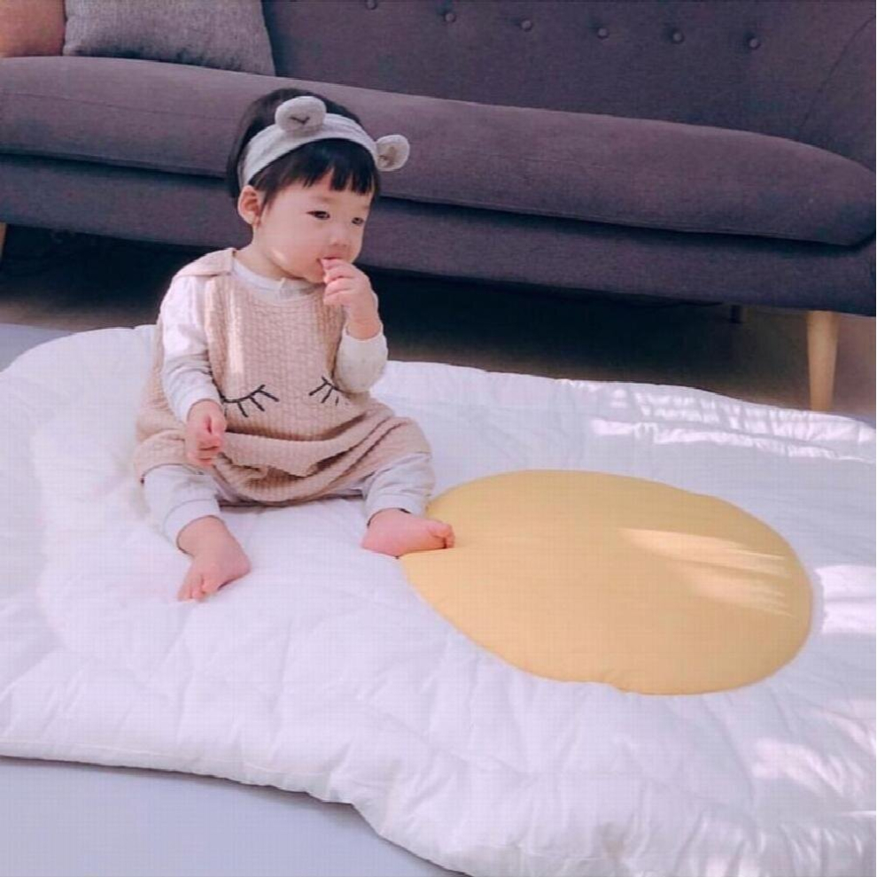 Children Climbing Mat INS Egg Crawling Mat Childrens Play Blanket Skin-friendly Carpet Home Decoration Printing Game Mat