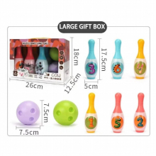 10 Pins & 2 Balls Sports Bowling Toy Set Colorful Bowling Ball Children Outdoor Indoor Play Sport Game Toys Creative Activity