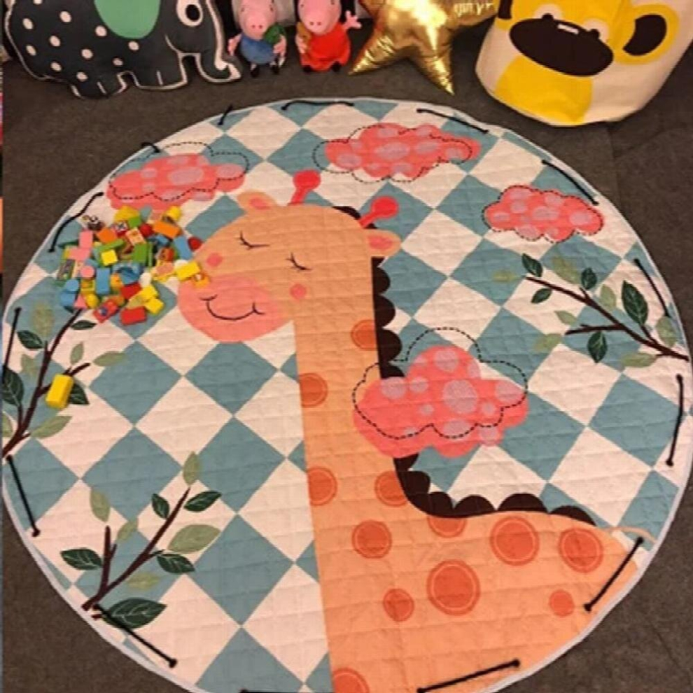 Baby Toys Childrens Carpet Baby Play Mat Developing Mat For Children Cotton Playmat Soft Crawling Mats Folding Storage Bag Toys