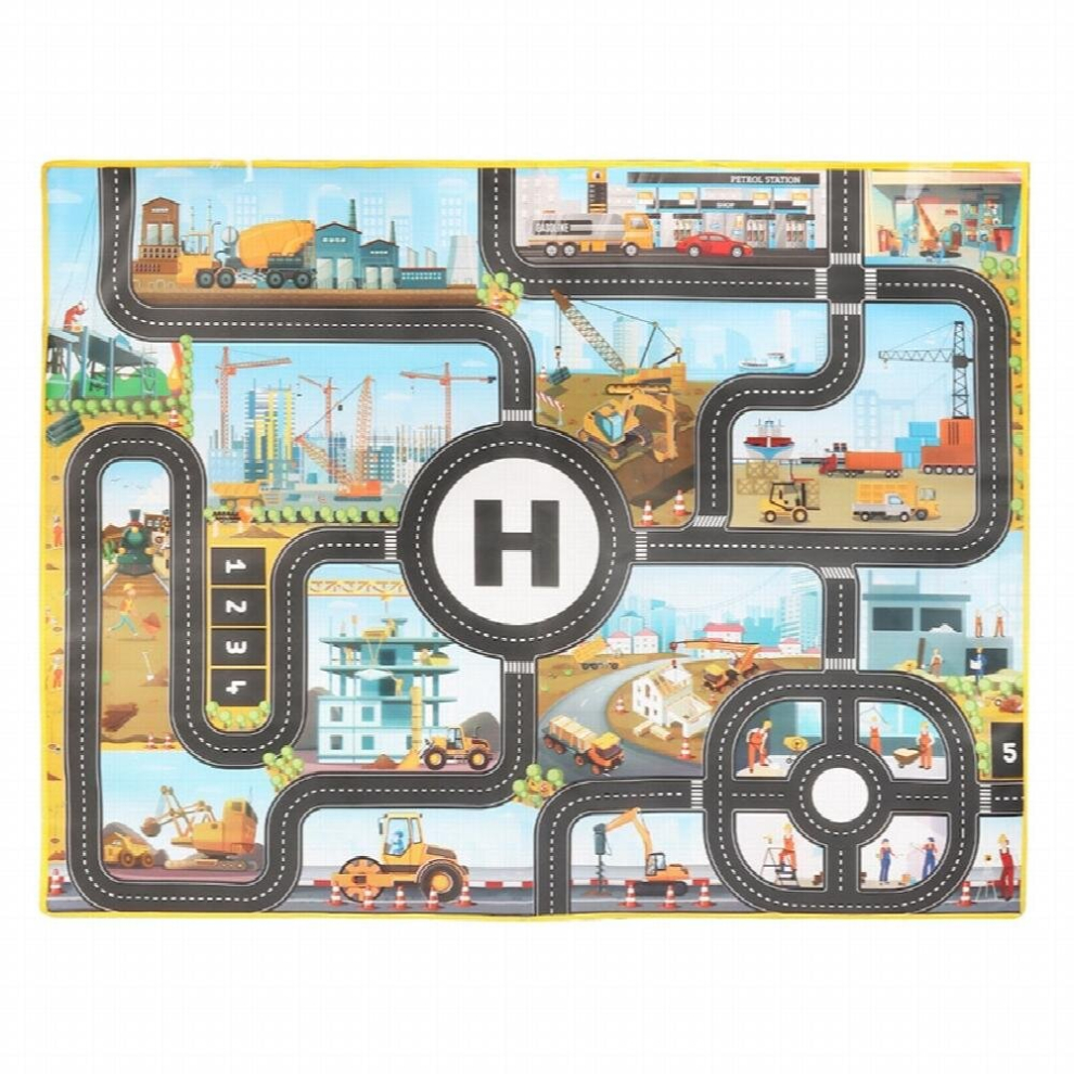 Thicken Road Carpet for Kids Play Mat Children Traffic Map Mats Cartoons City Rug Toy Carpet Baby Playing Waterproof Picnic mat