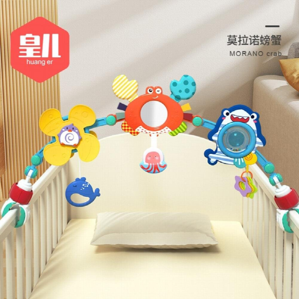 Baby Musical Crib Mobile Stroller Newborn Sensory Toys 0-12 Months Bed Bell Rattles Educational Toys Montessori Development