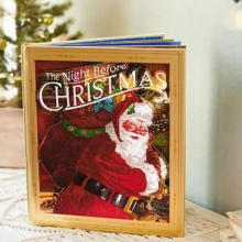 The Night Before Christmas Pop-Up Book with Light & Sound Creative Gift for Boys Girls