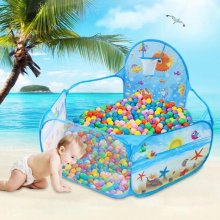 Baby Ocean Ball Pool Toy Play Tent Cartoon Game Pool Portable Foldable Children Indoor Outdoor Sport Educational Toy With Baske
