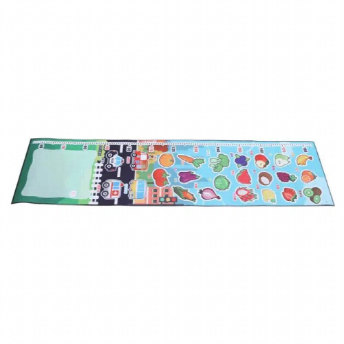 Jumping Toys Growth Chart Ruler Height Growth Chart Multifunctional Fruit Vegetable Pattern for Kindergarten 2