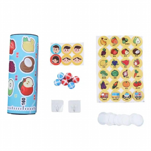 Jumping Toys Growth Chart Ruler Height Growth Chart Multifunctional Fruit Vegetable Pattern for Kindergarten 1
