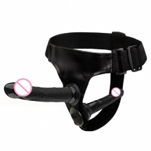 Strap On Double Penis Strapon Female Dildo Vibrator Adult Toys for Lesbian Women Vagina Intimate Goods Sex Machine Shop