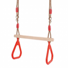 85WA Family Playground Equipment Backyard Gymnastic Swing Rings Outdoor Playground Family Interactive Kits Climber Accs