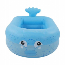 43.3inch Inflatable Swimming Pool Cartoon Blow Up Pool Household Bathtub Thicken Summer Outdoor Swim Pool for Kids Adults