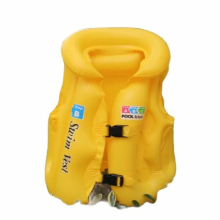 pvc Kid Float Inflatable Swim Vest Life Jacket Swimming Aid For Age 3-6 S M L