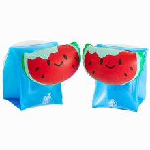 PVC Inflatable Buoyancy Rings Safe Children Round Buoyancy Arm Rings Elastic Wear-Resistant Inflatable for Water Learning Sports