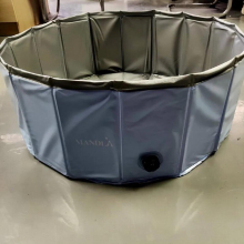 Dog Swimming Pool Portable Foldable Pet Tub PVC Waterproof Bath Bucket Cat and Dog Cleaning Outdoor Paddling Pool