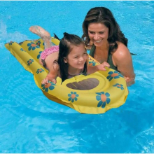 Cartoon childrens water ski board surfboard inflatable floating bucket watering board back drift swimming training equipment li