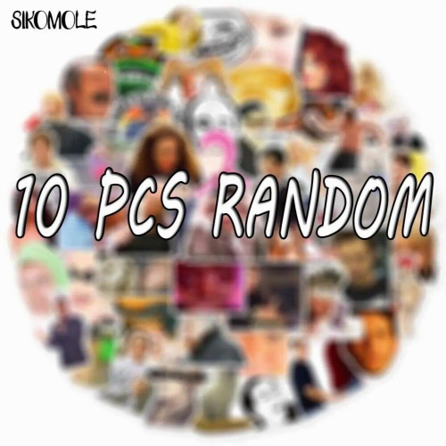 10/30/50PCS Cartoon Classic Meme Stickers Character Spoof Expression ...