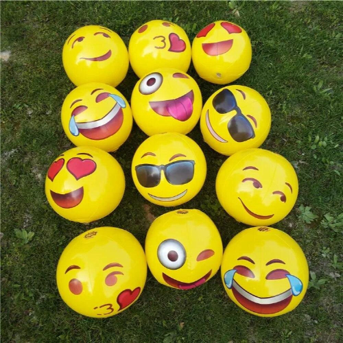 12PCS/6PCS environment-friendly PVC inflatable beach expression ball 12-inch expression ball inflatable balloon expression 2