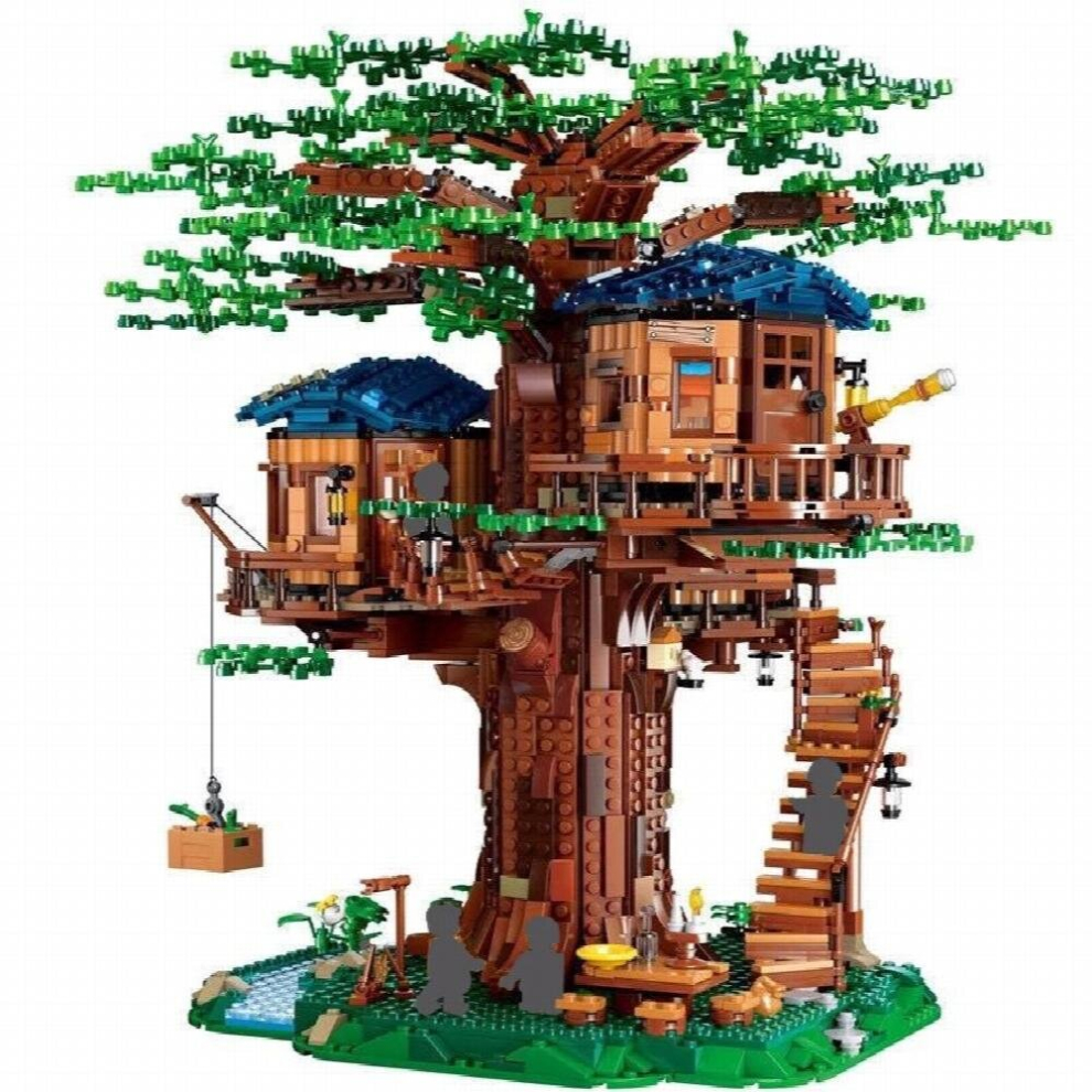 Four Seasons Tree House Scene Jungle Building Block IDEAS Series MOC 21318 Building Model Bricks Assembly Toy Childrens Gift 