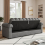 Living And Home 6ft Widths Grey Tufted Sleeper Sofa Bed 2