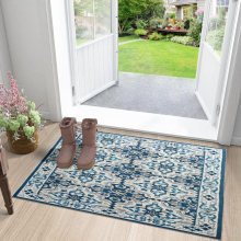 (60 x 110 cm (2 ft x 3 ft 7 in), Luna Traditional) Extra Large Area Rugs Printed Geometric Traditional Carpets Runner Rug & Luxury Floor Door Mats