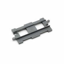 Light Grey Rail Train Track Curved Railway Platform Half Arch Bridge End Section Compatible Big Building Block Toys For Children