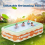 Inflatable Rectangular Foldable Kid Pool Inflatable Swimming Pool Portable Inflatable Children Little Pump Pool For Summer 1