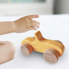 Wooden Car for Toddlers, Wood Push Truck Vehicle Montessori Toys, Baby Wood, Boys, Girls